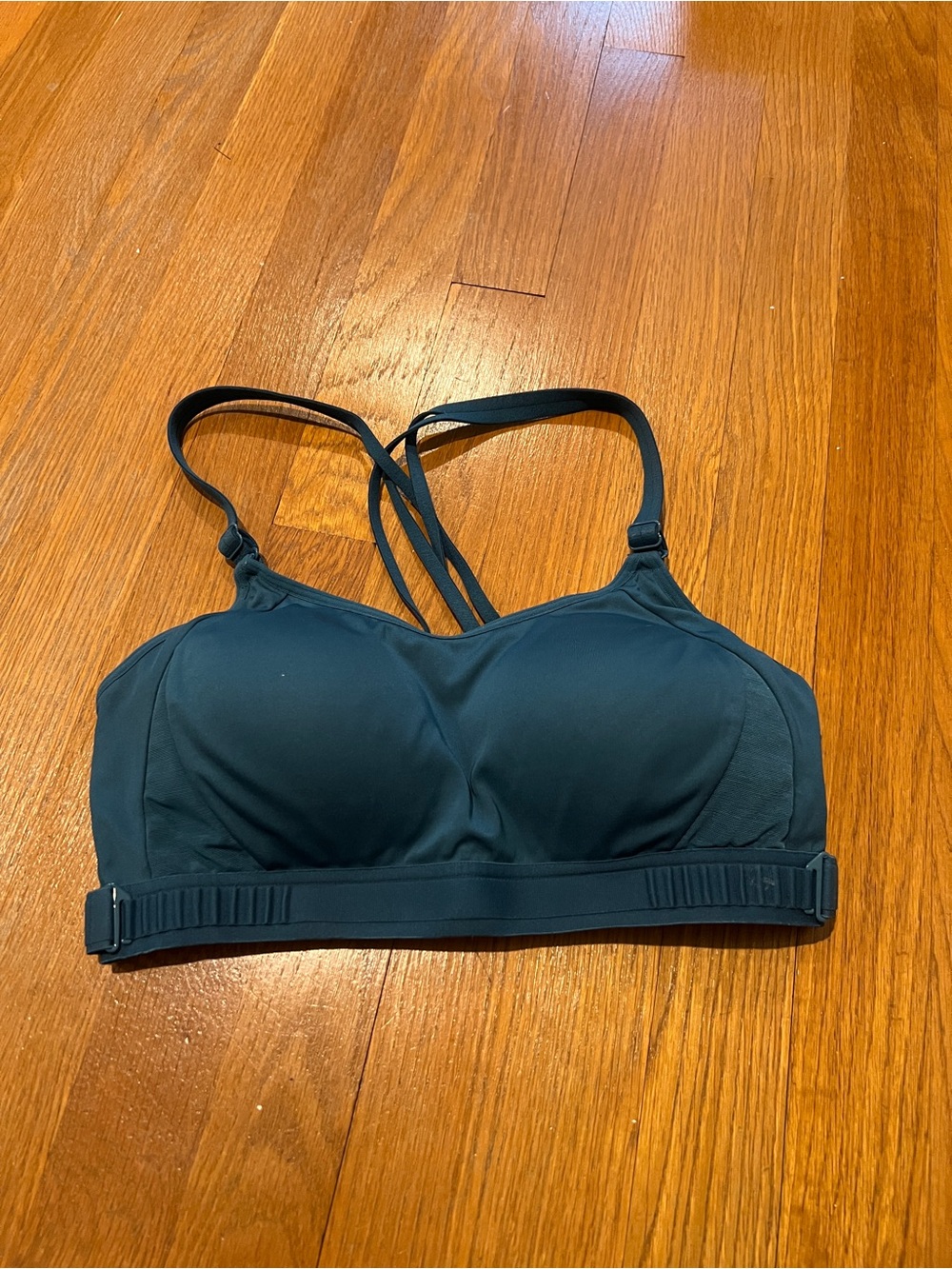 all in motion Black Strappy Padded Sports Bra